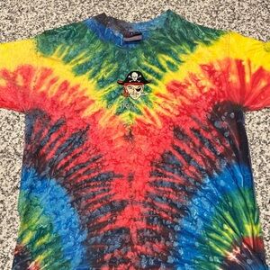 2- Hilton Head SC Colorful Tie-Dye Kids Shirt and Green T Shirt